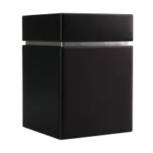 Scatola per tè nera 78 x 78 x 110 mm