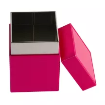 Boîte à thé rose 78 x 78 x 110 mm