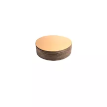 Sottoторта oro/nero rotondo, Ø 12 cm, 50 pezzi