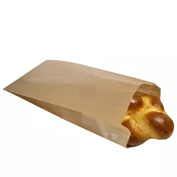 Sacchetto per pane in carta con soffietto 34.5 x 17 cm, 25 pezzi