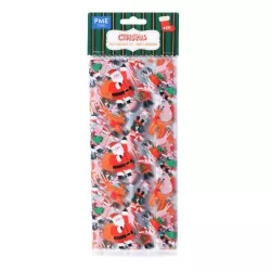 20 pezzi Sacchetto trasparente Babbo Natale ed elfi