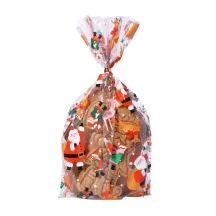 20 transparent bags Santa Claus and elves