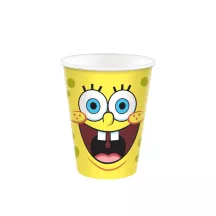 Bicchieri di carta SpongeBob 250 ml, 8 Stück