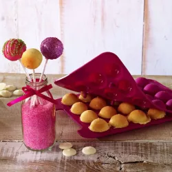 Stampo in silicone per Cake pop - Set da 20 – 904 5 cm