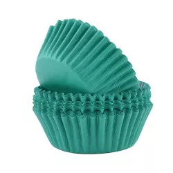 Cupcake molds sea green, 60 pieces