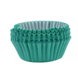 Cupcake molds sea green, 60 pieces