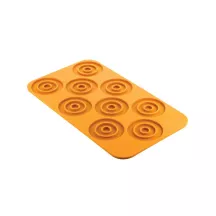 Silikonbackform Ringe, 9 Stück