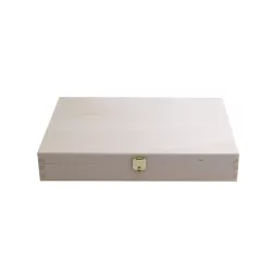 Wooden chocolate box for 24 chocolates