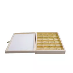Scatola per cioccolatini in legno per 24 Praline