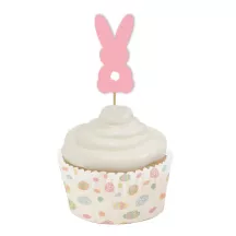 12 Easter bunny cake toppers