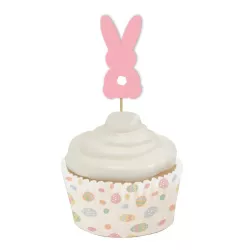 12 Easter bunny cake toppers