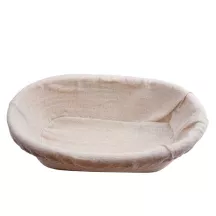Proofing basket oval 25x15x8 cm, incl. proofing cloth