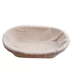 Gärkorb oval 25x15x8 cm, inkl. Gärtuch