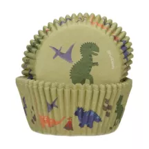 Cupcakes baking cups Dino, 48 pieces