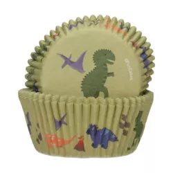 Cupcakes-Backförmchen Dino, 48 Stück