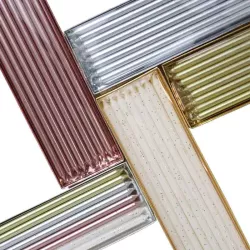 Candele extra lunghe, rosa, 16 pezzi