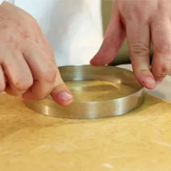 Anello per tarte e quiche perforato Ø 9 cm, altezza 2 cm
