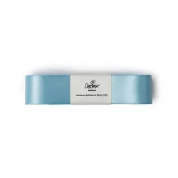 Satin-Tortenband Hellblau