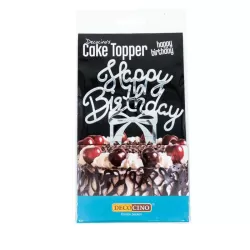 Happy Birthday Cake Topper Spiegeloptik