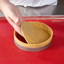 Anello per tarte e quiche perforato Ø 17 cm x 2 cm