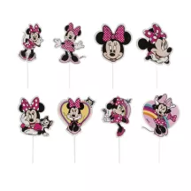 16 Papierkuchendekorationen Minnie