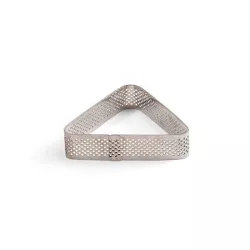 Perforated tart and quichering triangle 9 x 8 x 2 cm