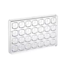Pralinenform Kissen für 28 Pralinen