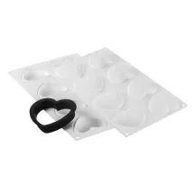 Moules à pâtisserie ronds Blanc Ø 4.5 cm, 500 pièces