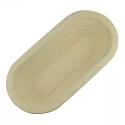 Ground wood proofing basket, oval, groove 29 x 13 x 7 cm