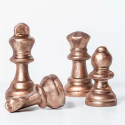 Stampo per pezzi degli scacchi di cioccolato