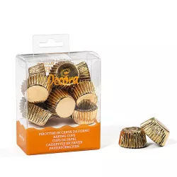 Capsule per praline oro, 180 pezzi