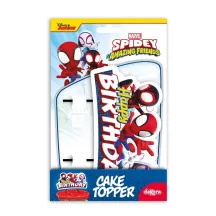 "Happy Birthday" Spiderman Cake Topper