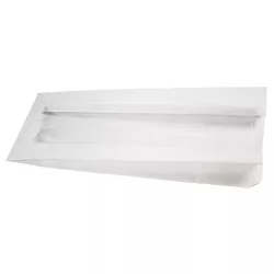 Bread bag paper with fold and window 34 x 14 cm, 25 pieces