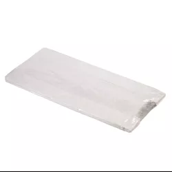 Brotbeutel Papier mit Falz und Sichtfenster 34 x 14 cm, 25 Stück