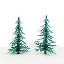 Cake Topper Abeti, 2 pezzi