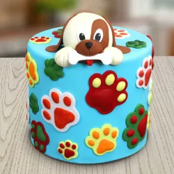 Paws cookie cutter & stamp set, 3 / 7 / 9 cm