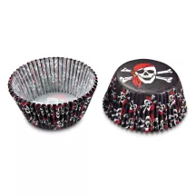 Pirottino per cupcake Mini Teschio, 50 pezzi