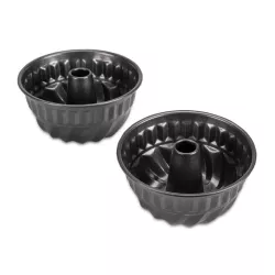 Mini bundt cake tin Ø 10 cm, 2 pieces