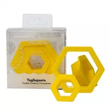 Set di tagliabiscotti esagono, 3 pezzi, 3 misure