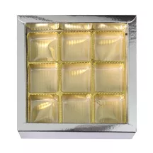 Scatola per praline argento per 9 praline