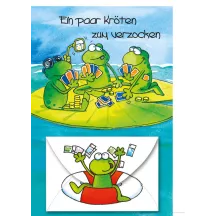 Biglietto di compleanno Kröten zum Verzocken