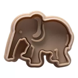 Emporte-pièce éléphant avec éjecteur et gaufrage