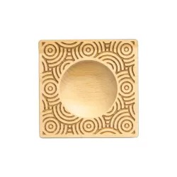 Ravioli wooden mold XL circles, beech wood