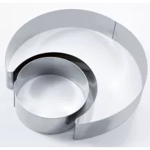 Cercle à tarte Ø 22 cm x 4 cm - Cercle dans un cercle