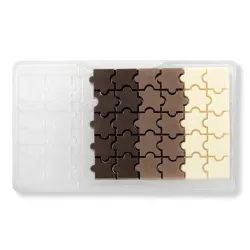 Puzzle-Form für Schokolade