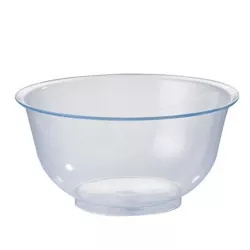 Plastic bowl transparent 8 l made of food-safe PE