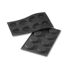 Silicone tartlet mold Ø 6 cm, 8 pieces