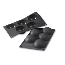 Silikonform Halbkugeln Ø 8 cm, 5 Stück