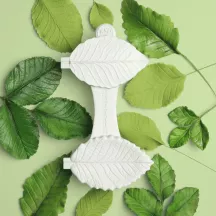 Stampino in silicone foglie filigranate