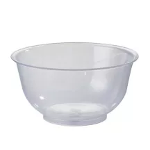 Ciotola in plastica trasparente 4 l in PE idoneo al contatto alimentare